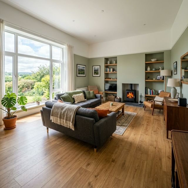 Laminate flooring installation Dublin living room